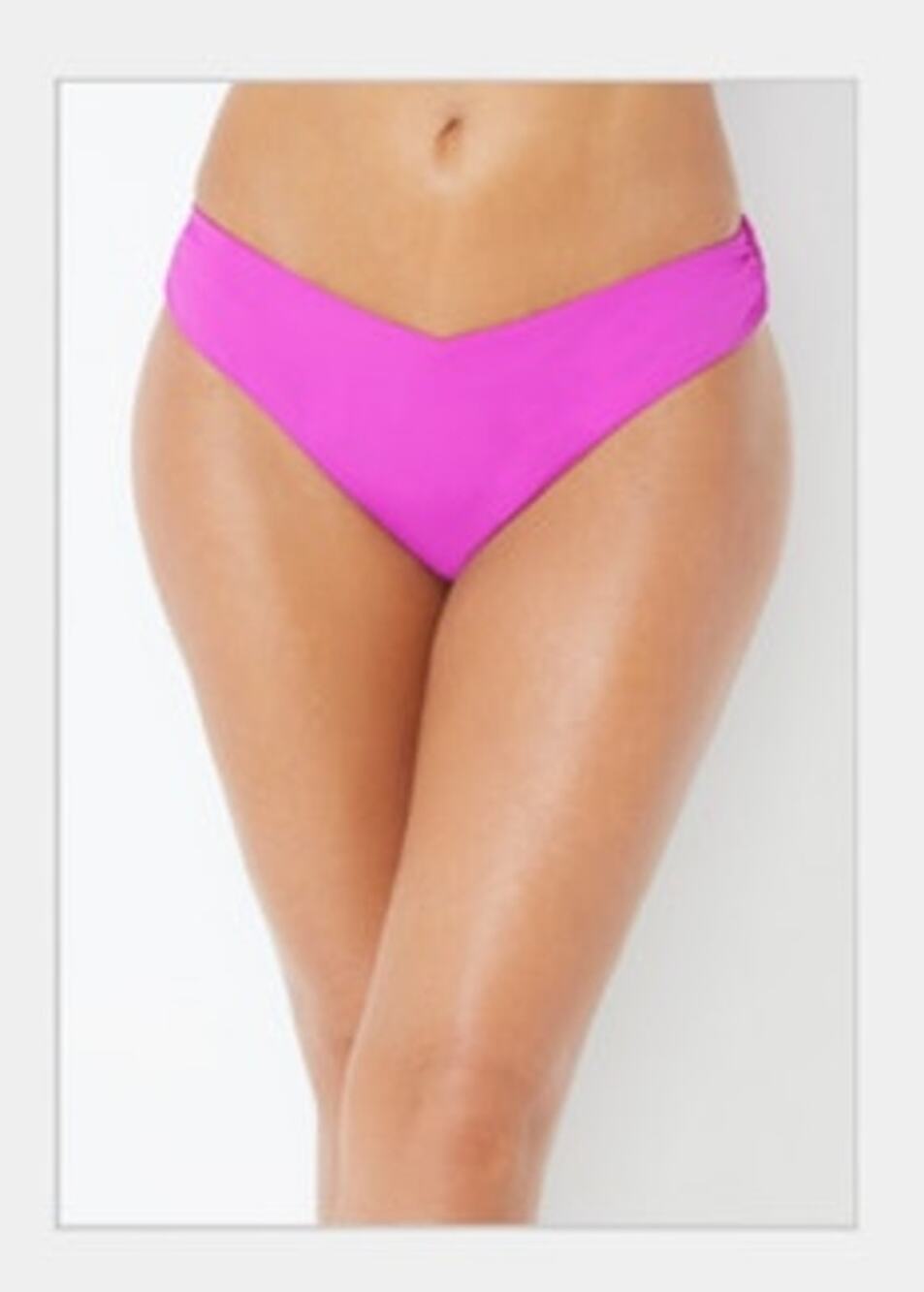 SWIMSUITS FOR ALL CHEEKY BIKINI BOTTOM BEACH ROSE SIZE 14 NWOT